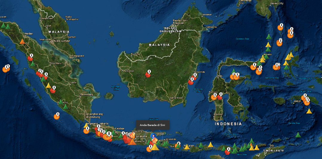 Detail Gambar Peta Gunung Indonesia Nomer 11