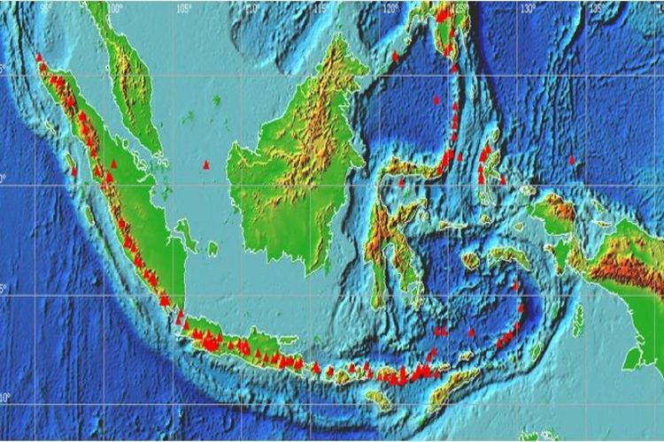 Detail Gambar Peta Gunung Indonesia Nomer 30