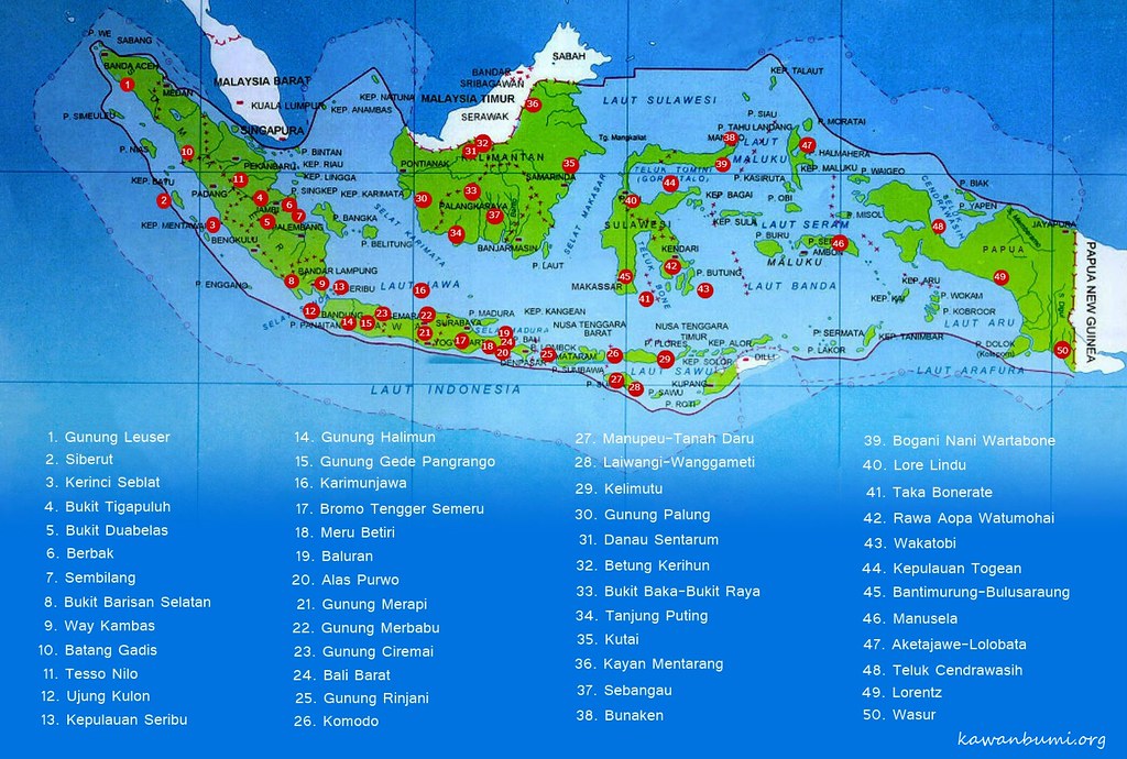 Detail Gambar Peta Gunung Indonesia Nomer 31