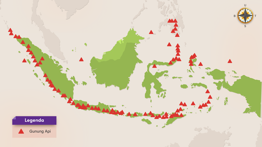 Detail Gambar Peta Gunung Indonesia Nomer 32