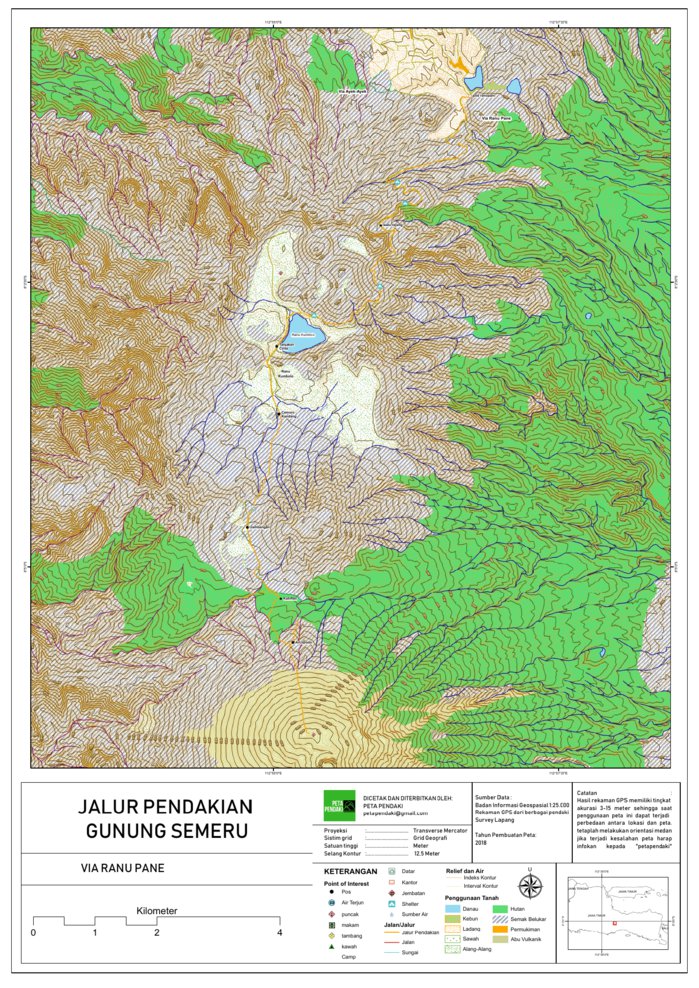 Detail Gambar Peta Gunung Indonesia Nomer 47