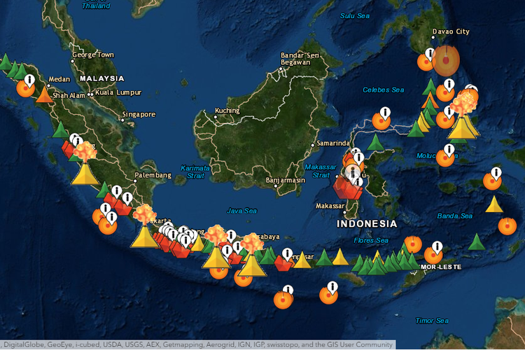 Detail Gambar Peta Gunung Indonesia Nomer 6