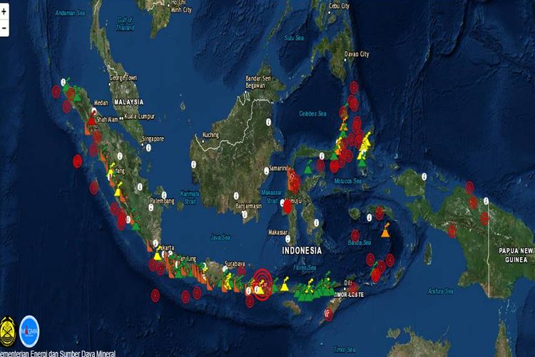 Detail Gambar Peta Gunung Indonesia Nomer 8