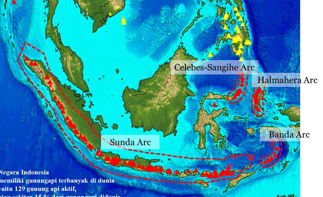 Detail Gambar Peta Gunung Indonesia Nomer 9