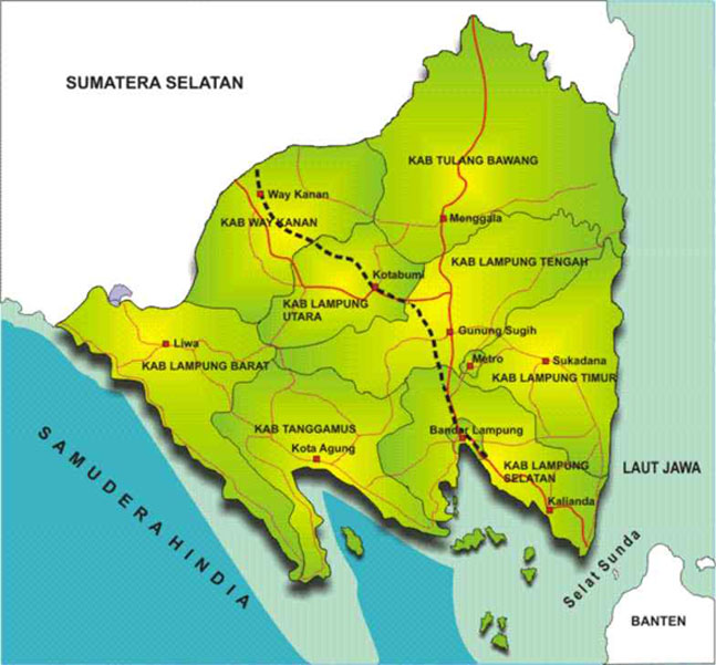 Detail Gambar Peta Ibu Kota Lampung Nomer 10