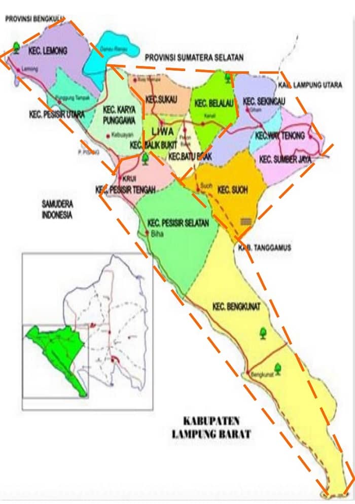 Detail Gambar Peta Ibu Kota Lampung Nomer 15