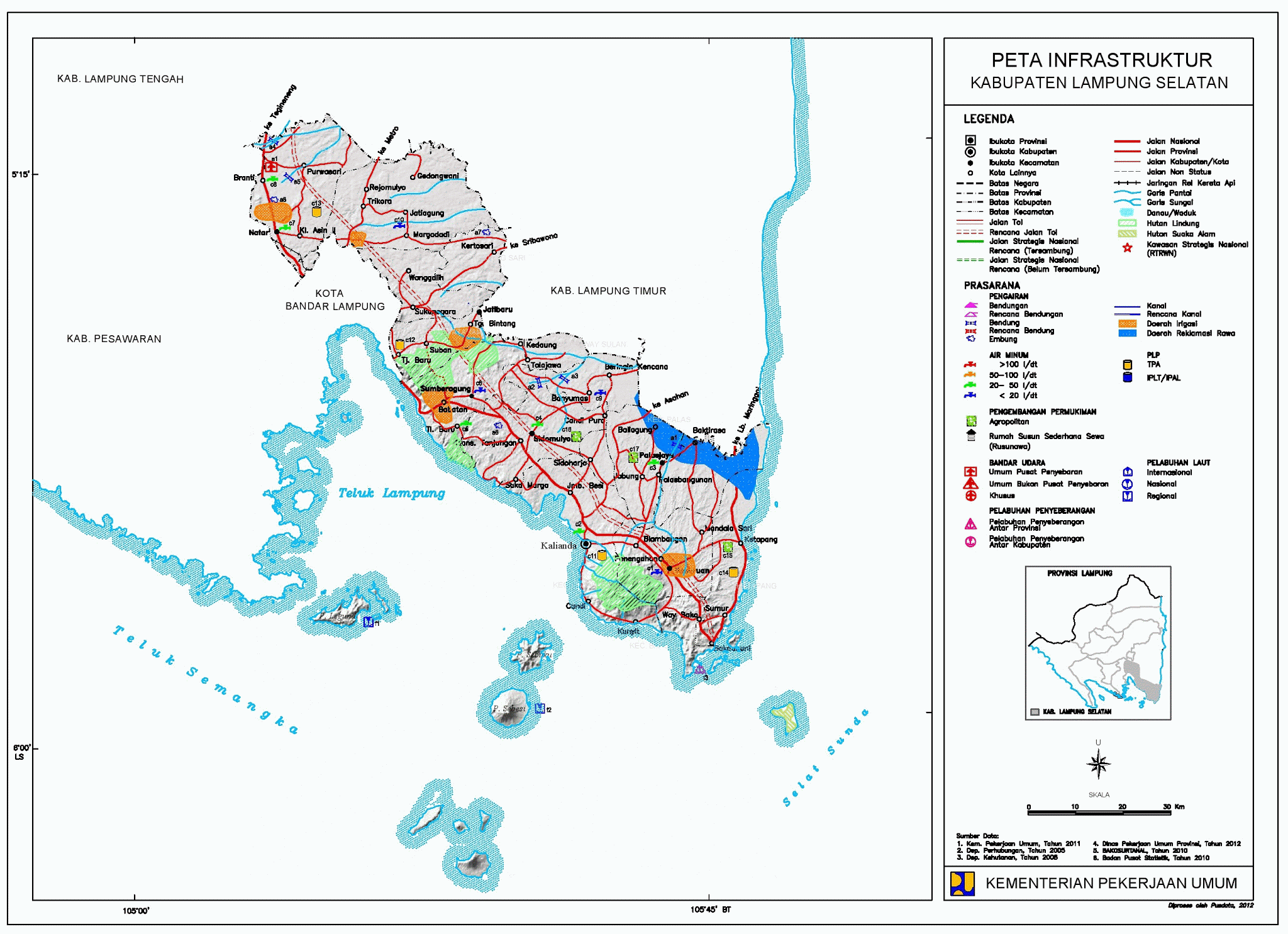 Detail Gambar Peta Ibu Kota Lampung Nomer 33