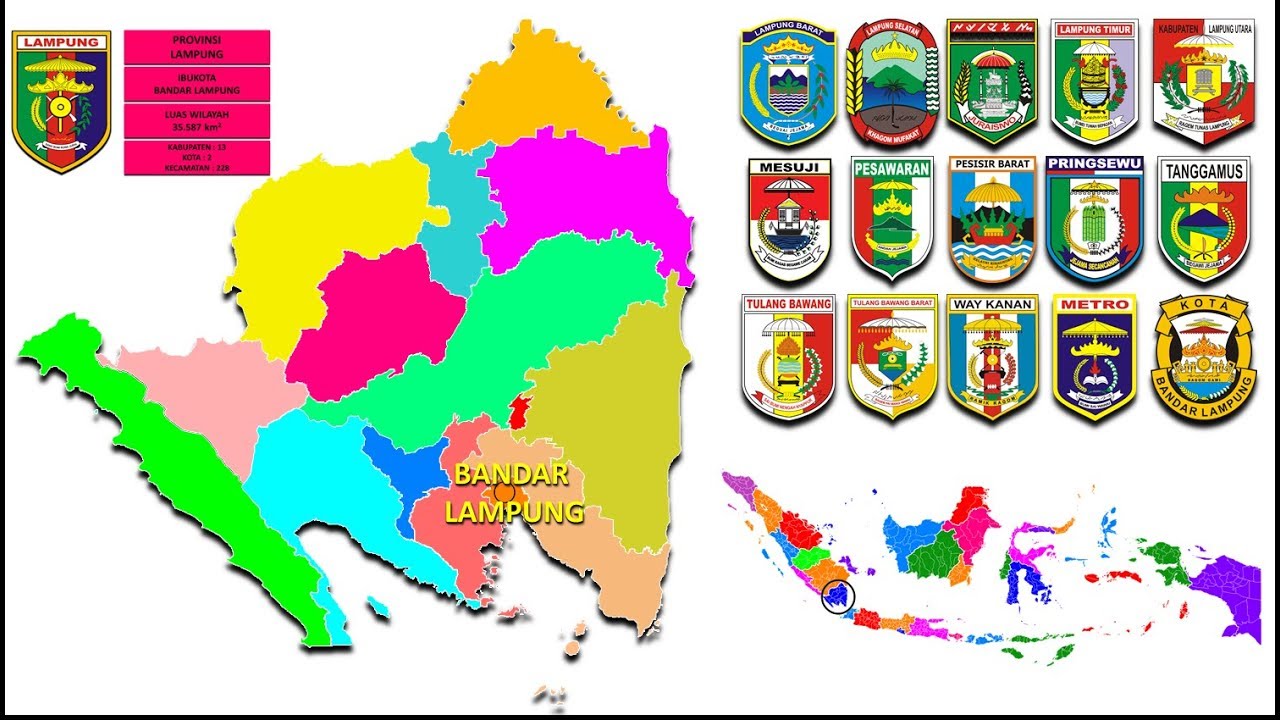 Detail Gambar Peta Ibu Kota Lampung Nomer 7