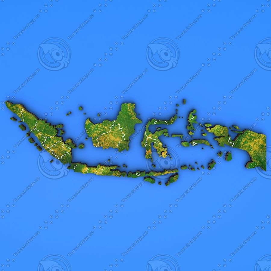 Detail Gambar Peta Indonesia 3d Nomer 34