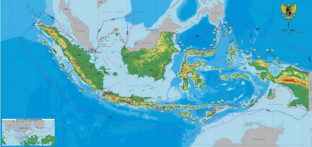 Detail Gambar Peta Indonesia Berwarna Nomer 5