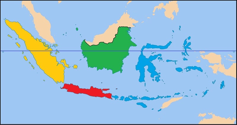 Detail Gambar Peta Indonesia Berwarna Nomer 7