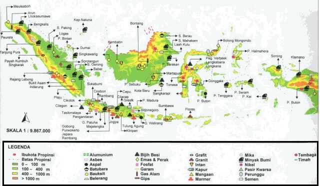 Detail Gambar Peta Indonesia Dan Keterangannya Nomer 25