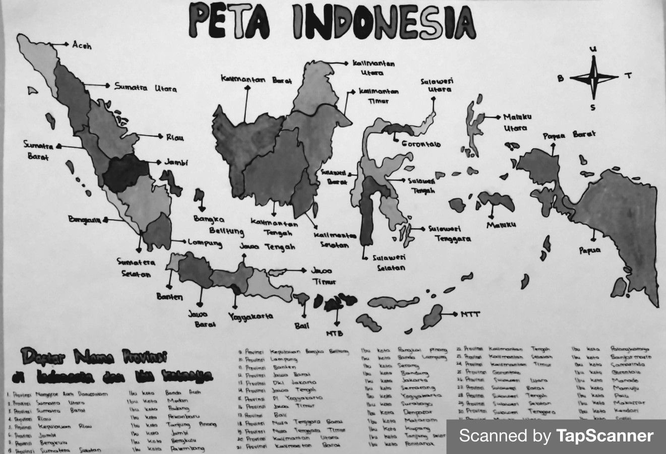 Detail Gambar Peta Indonesia Hitam Putih Nomer 21