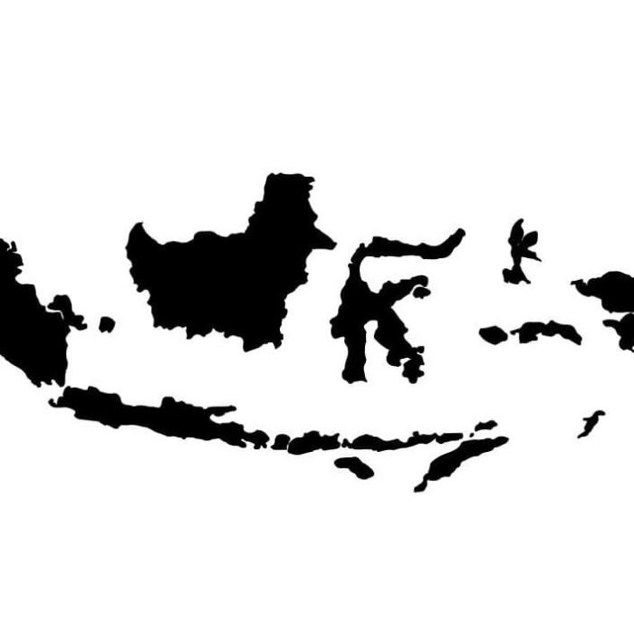 Gambar Peta Indonesia Hitam Putih - 57+ Koleksi Gambar
