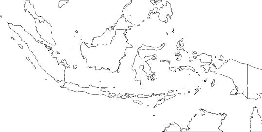 Detail Gambar Peta Indonesia Hitam Putih Nomer 6