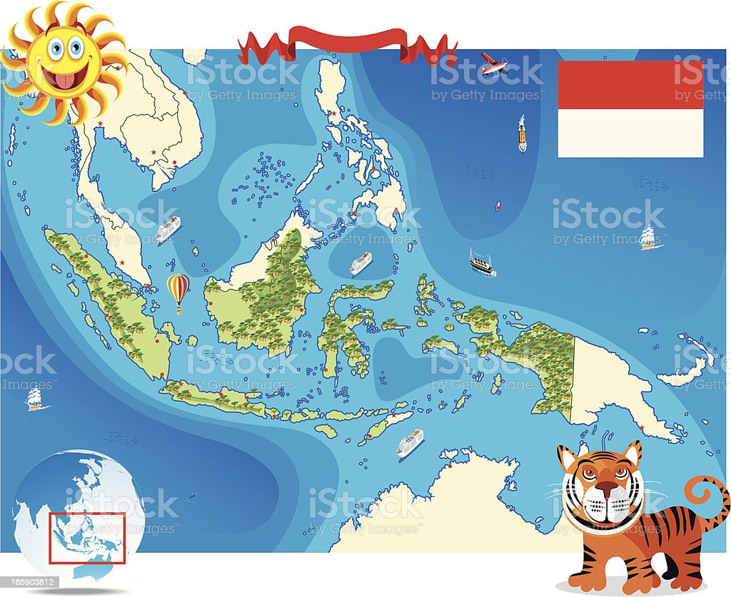 Detail Gambar Peta Indonesia Kartun Nomer 13