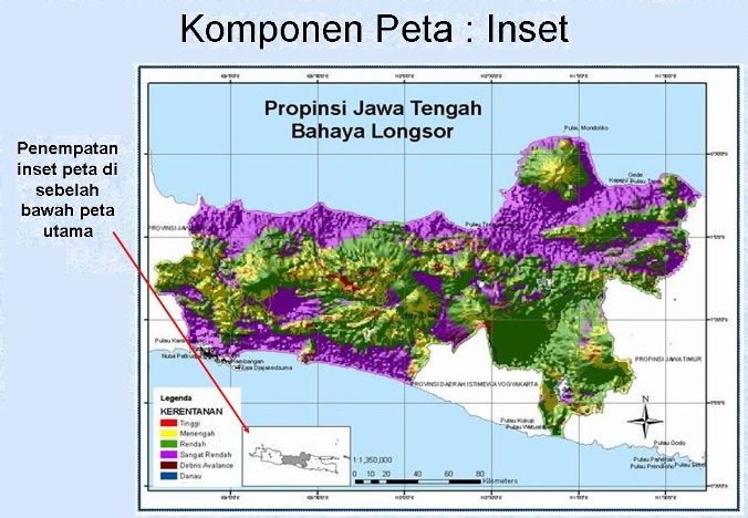 Detail Gambar Peta Indonesia Lengkap Dengan 10 Komponen Nomer 12