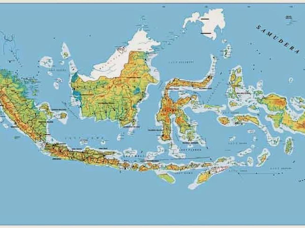 Detail Gambar Peta Indonesia Lengkap Dengan Legenda Nomer 5