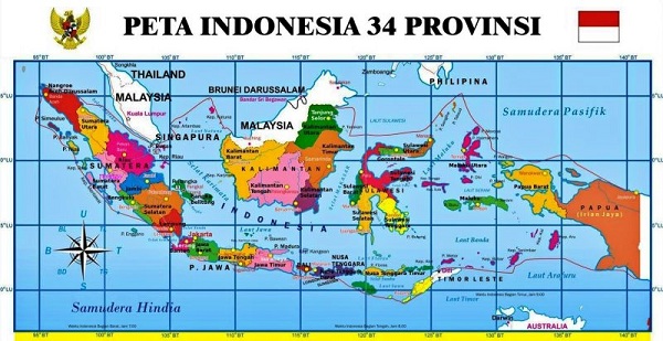 Detail Gambar Peta Indonesia Nama Gunung Dan Propinsi Nomer 14