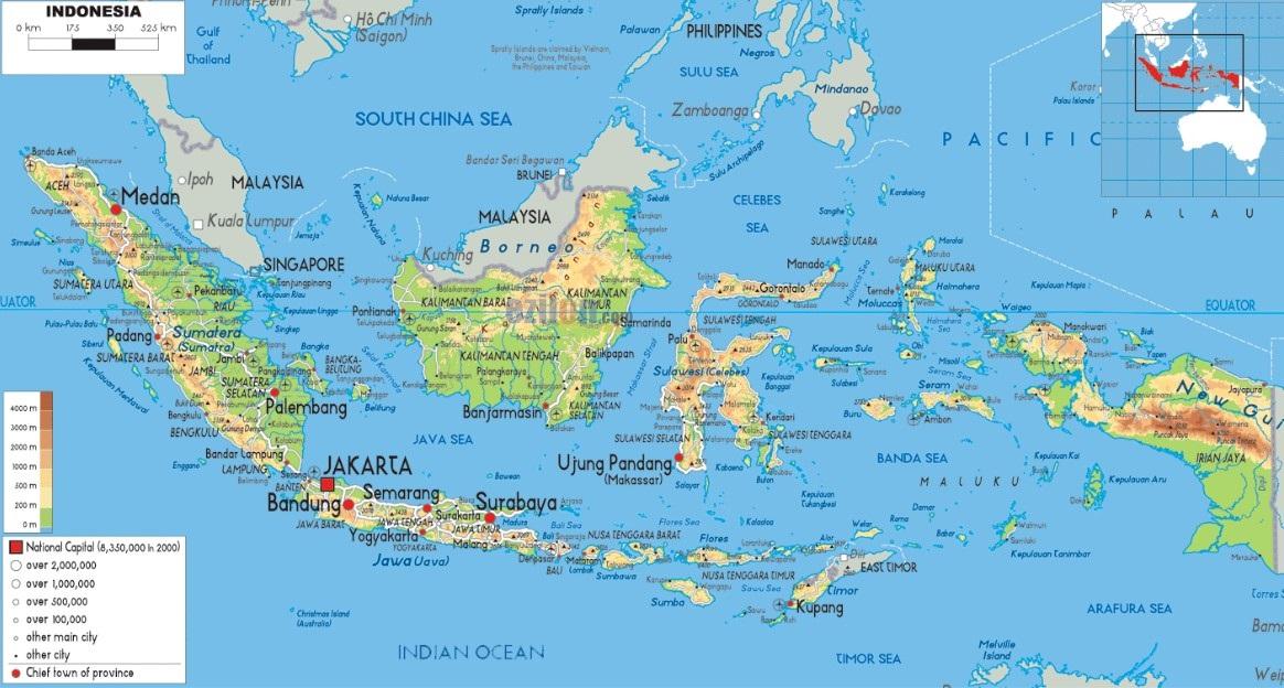 Detail Gambar Peta Indonesia Nama Gunungi Nomer 22
