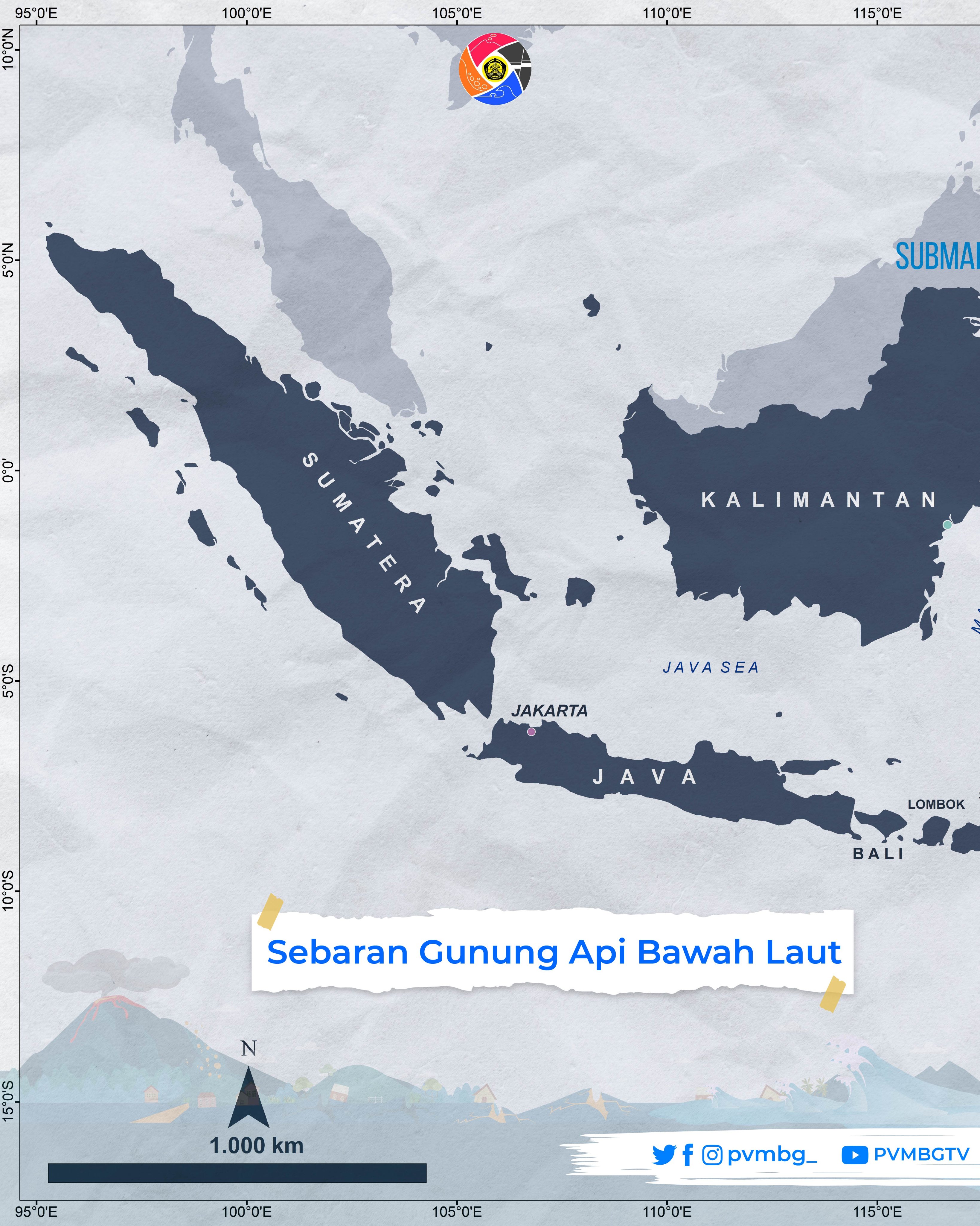 Detail Gambar Peta Indonesia Nama Gunungi Nomer 32