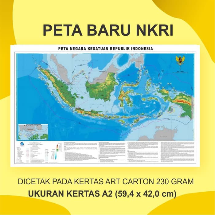 Detail Gambar Peta Indonesia Terbaru Nomer 16