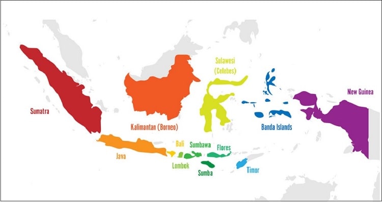 Detail Gambar Peta Indonesia Yang Mudah Digambar Nomer 5