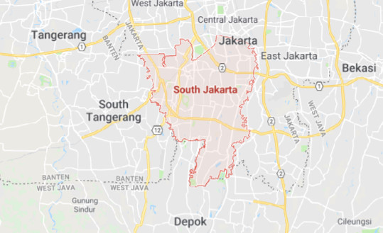 Detail Gambar Peta Jakarta Selatan Nomer 12