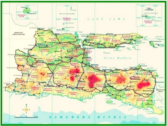 Detail Gambar Peta Jawa Timur Lengkap Nomer 11