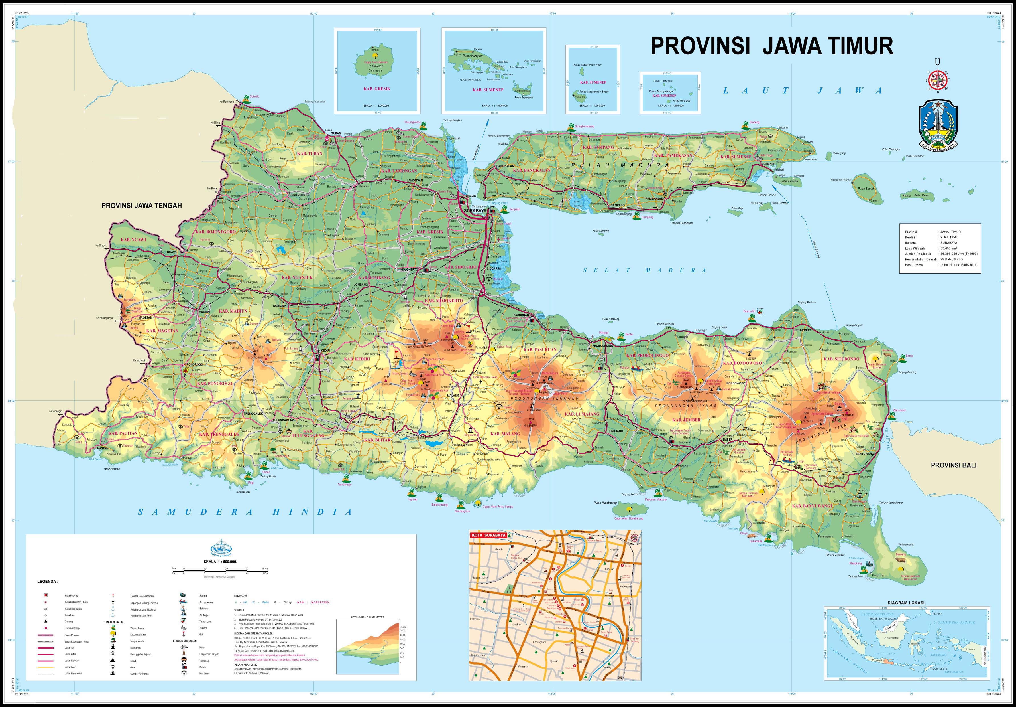 Detail Gambar Peta Jawa Timur Lengkap Nomer 8