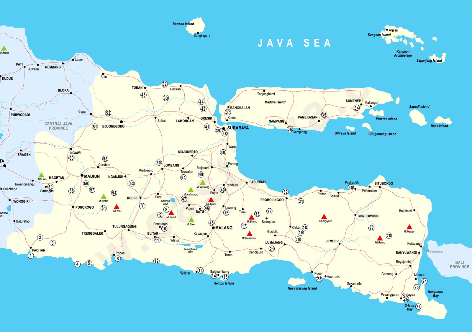 Detail Gambar Peta Jawa Timur Lengkap Nomer 9