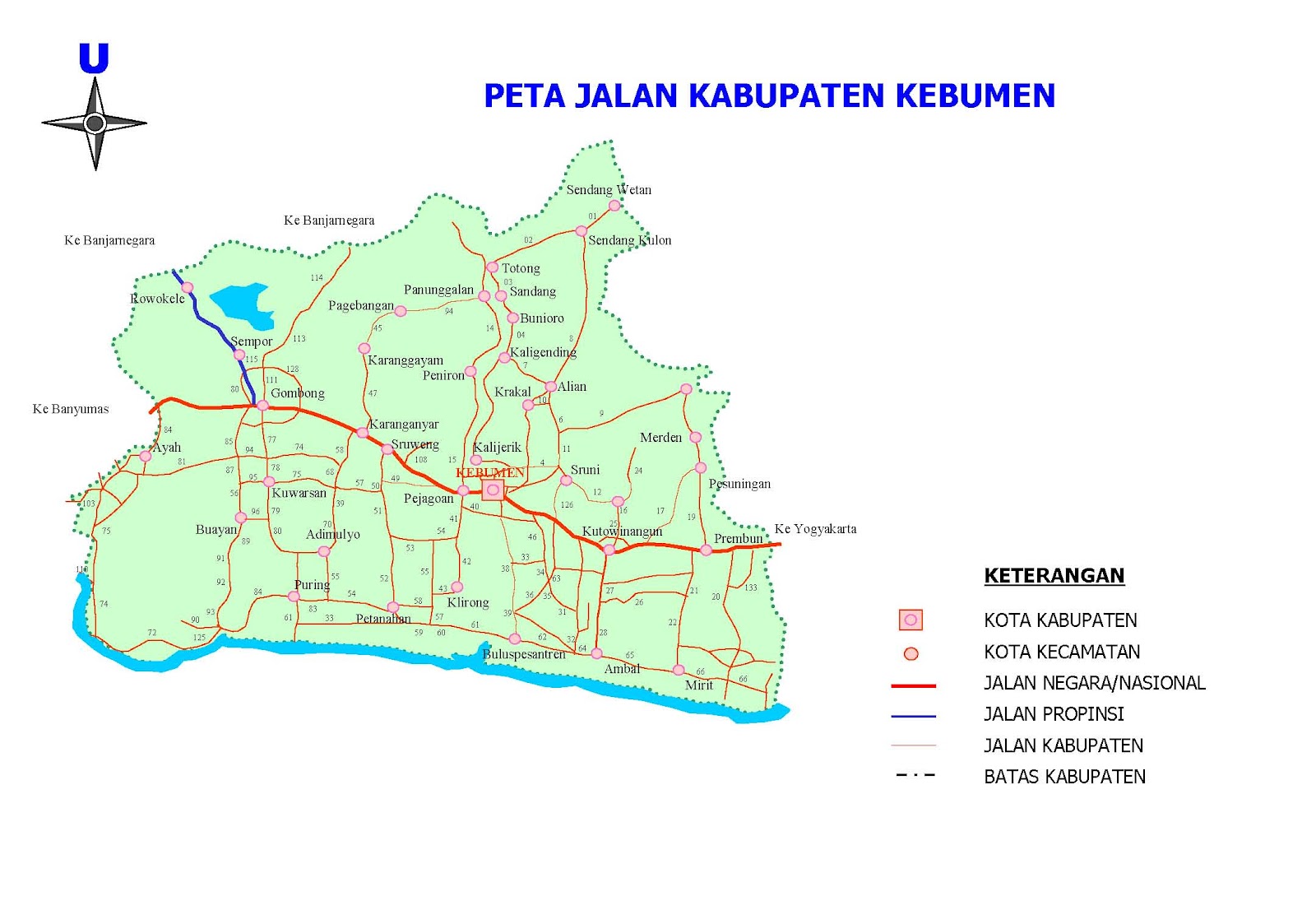 Detail Gambar Peta Kabupaten Kebumen Nomer 6