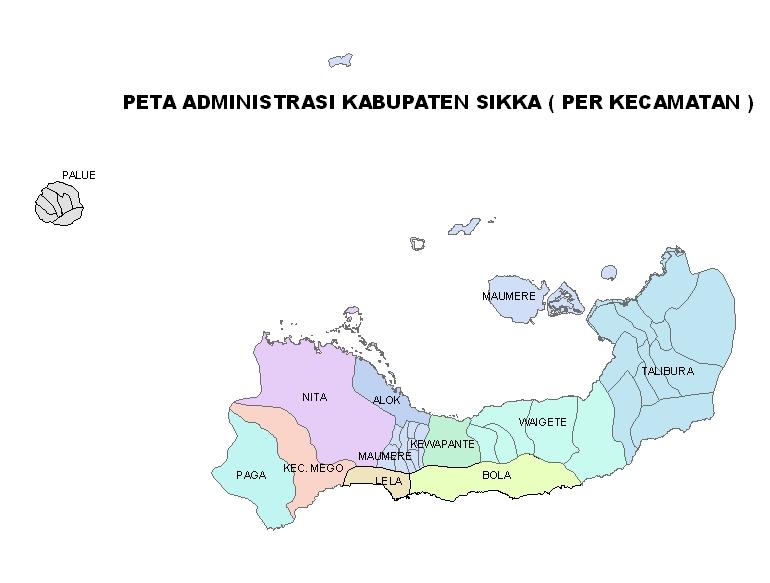 Detail Gambar Peta Kabupaten Sikka Terbaru Nomer 16