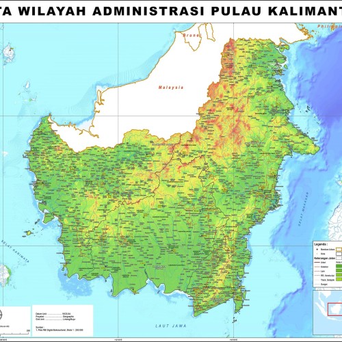 Detail Gambar Peta Kalimantan Nomer 11