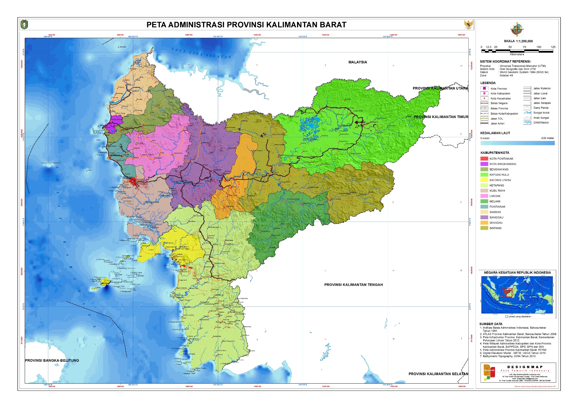 Detail Gambar Peta Kalimantan Nomer 33