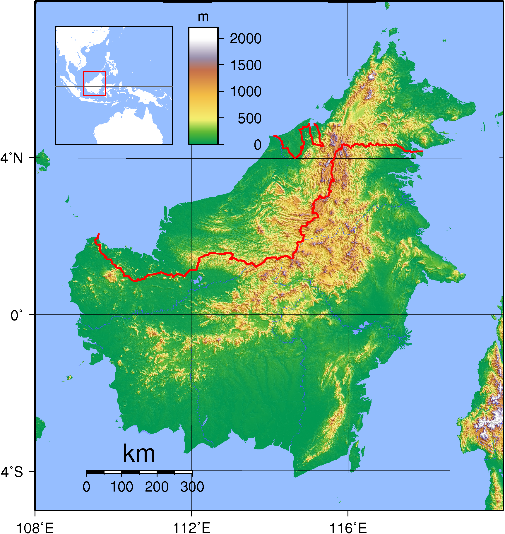 Detail Gambar Peta Kalimantan Nomer 5