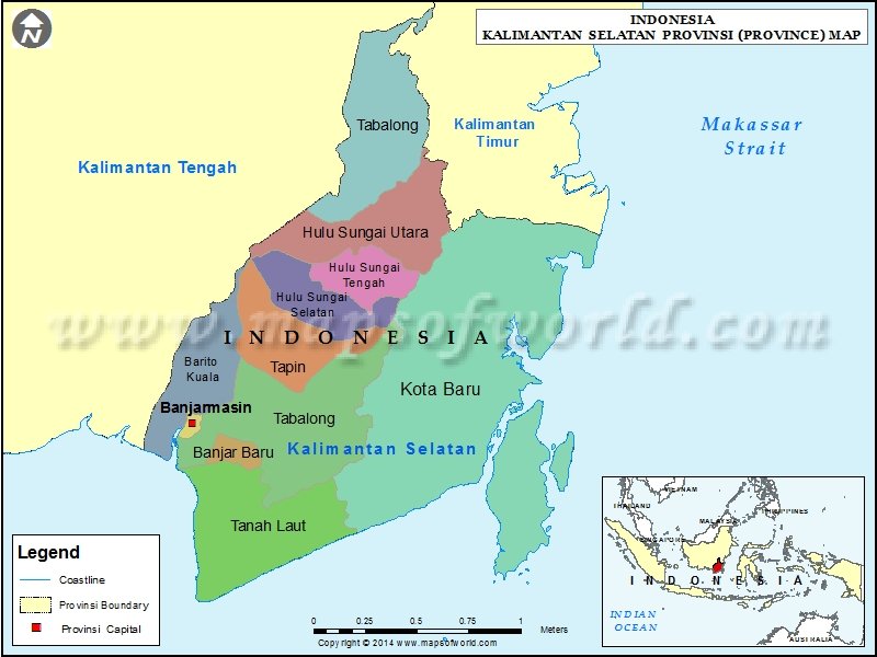 Detail Gambar Peta Kalimantan Selatan Nomer 16