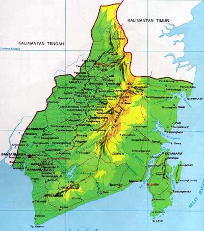 Detail Gambar Peta Kalimantan Selatan Nomer 8