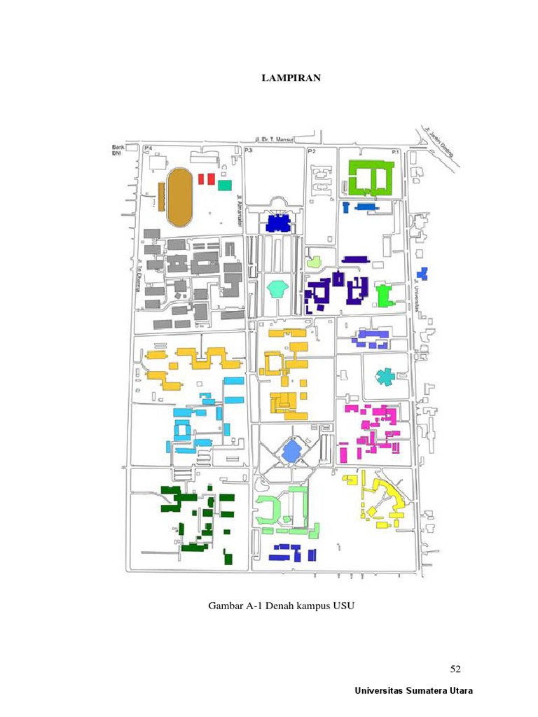 Detail Gambar Peta Kampus Usu Nomer 12