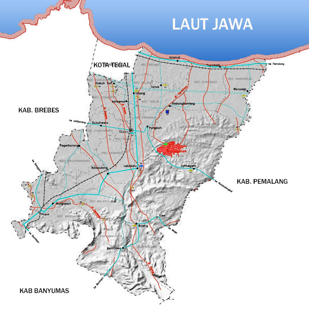Detail Gambar Peta Kecamatan Jawa Tengah Nomer 37