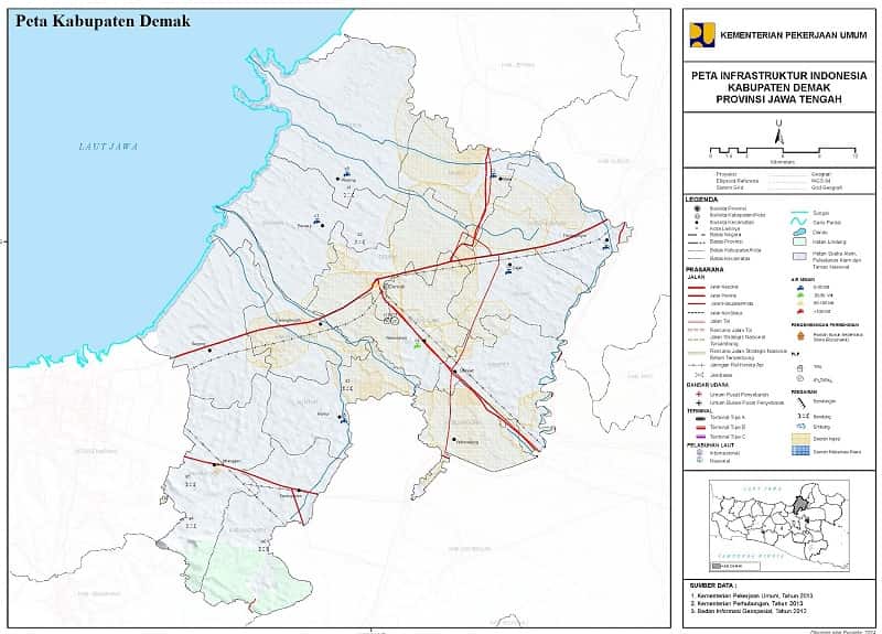 Detail Gambar Peta Kecamatan Jawa Tengah Nomer 43