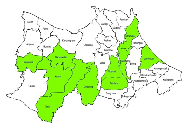 Detail Gambar Peta Kecamatan Widasari Kabupaten Indramayu Nomer 3