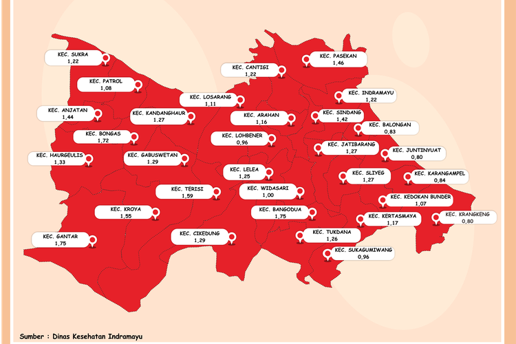 Detail Gambar Peta Kecamatan Widasari Kabupaten Indramayu Nomer 31