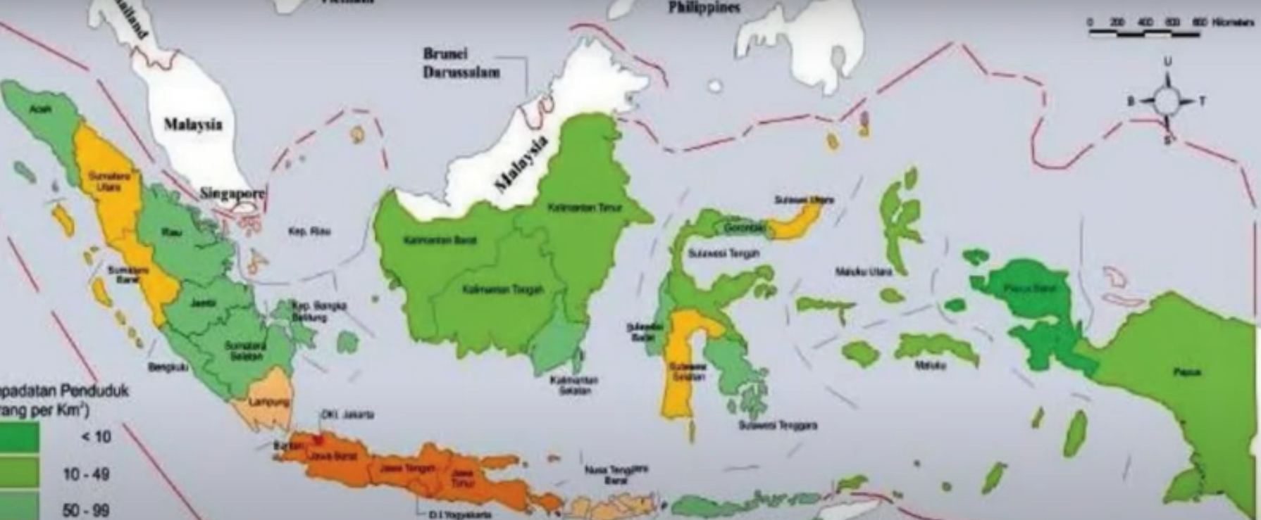 Gambar Peta Kepadatan Penduduk Indonesia - KibrisPDR