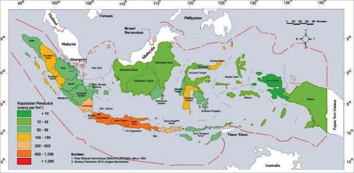 Detail Gambar Peta Kepadatan Penduduk Indonesia Nomer 2