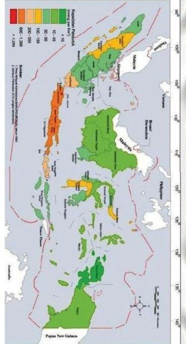 Detail Gambar Peta Kepadatan Penduduk Indonesia Nomer 24