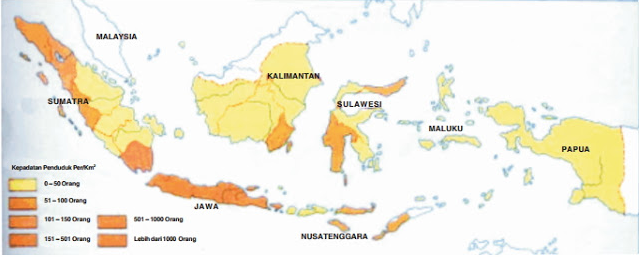 Detail Gambar Peta Kepadatan Penduduk Indonesia Nomer 28