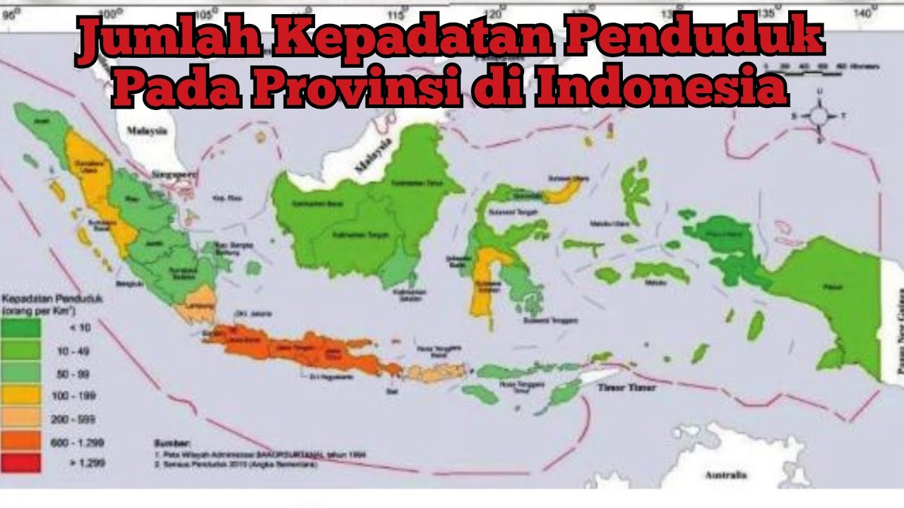 Detail Gambar Peta Kepadatan Penduduk Indonesia Nomer 36