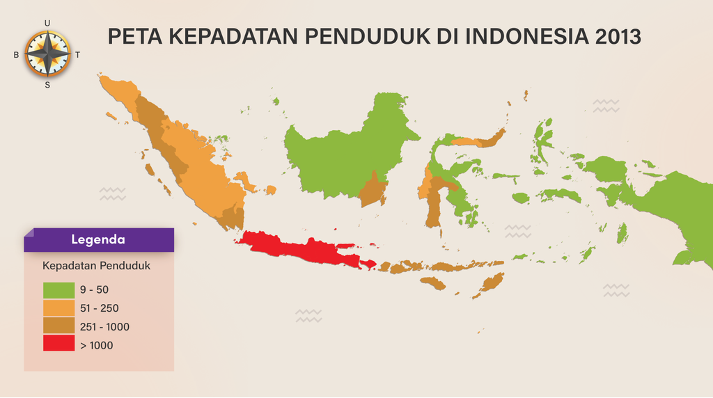 Detail Gambar Peta Kepadatan Penduduk Indonesia Nomer 48