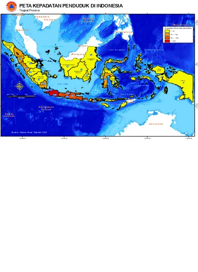 Detail Gambar Peta Kepadatan Penduduk Indonesia Nomer 52